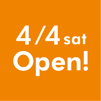 4/4 sat Open!