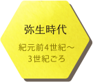弥生時代 紀元前4世紀～3世紀ごろ