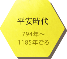 平安時代 794年～1185年ごろ