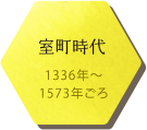 室町時代 1336年〜1573年ごろ