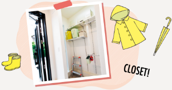 写真：玄関収納＆手洗いスペース