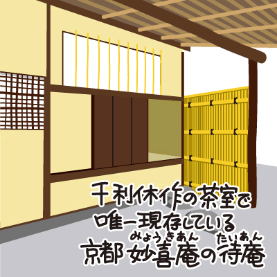 京都妙喜庵 待庵イメージ